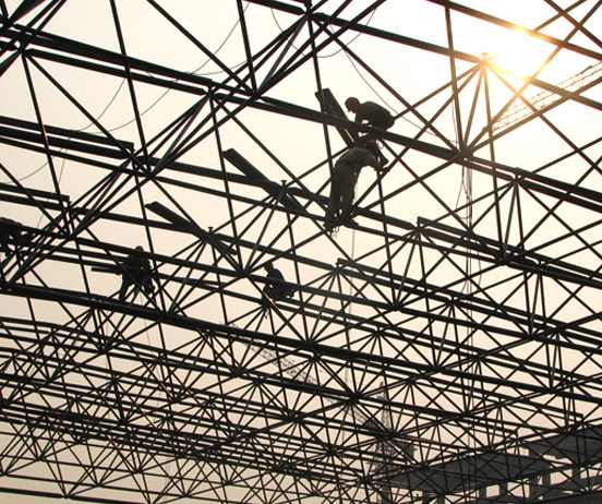 张家口厂房网架安装