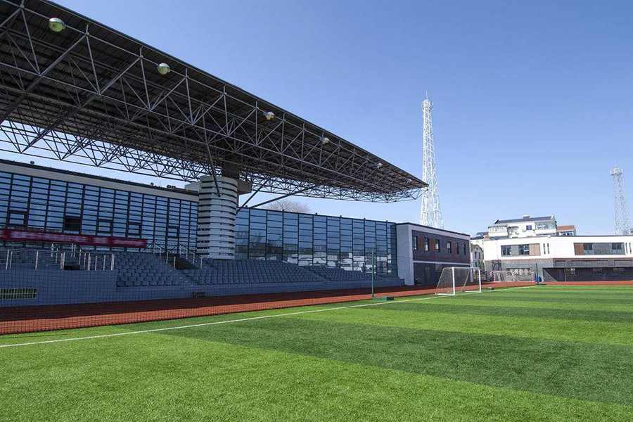 张家口体育场看台网架工程