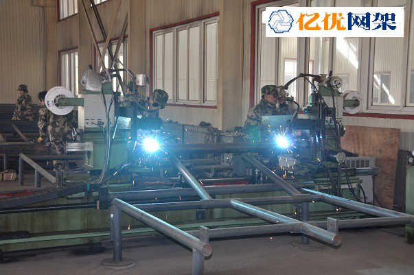 张家口螺栓球网架加工车间